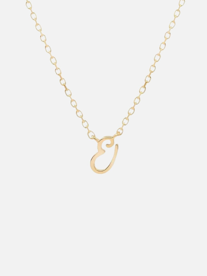 14K Gold Love Letter Necklace Necklaces By Charlotte