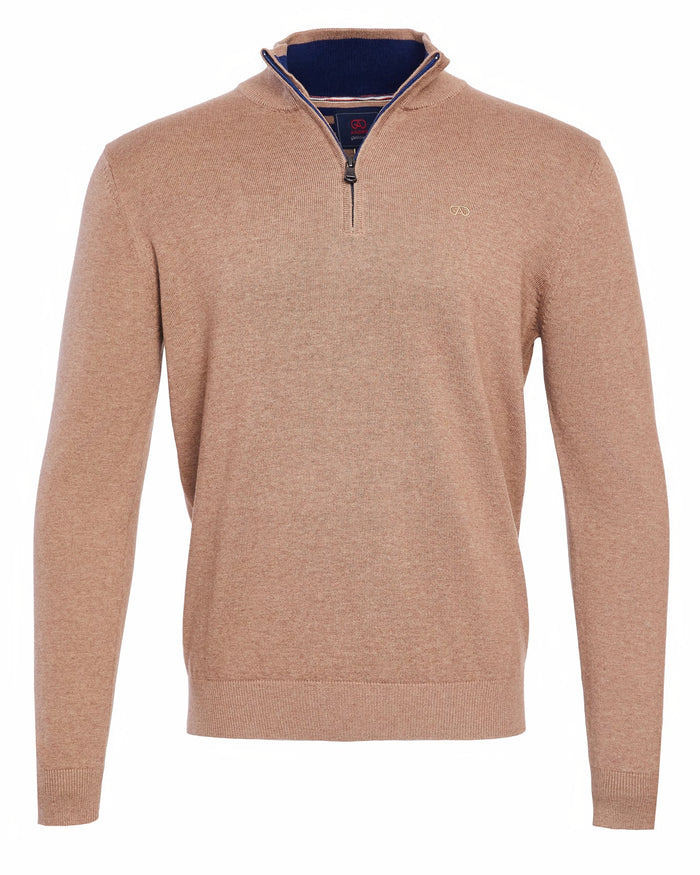 Adare 1/4 Zip in Ecru