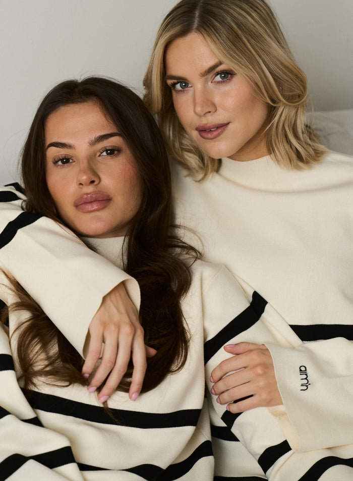 Almond White Perfect Knit Long Sleeve