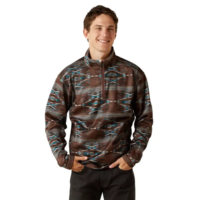 Ariat Caldwell Logo 1/4 Zip Sweater