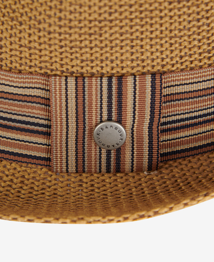 Belford Trilby Hat in Dark Tan
