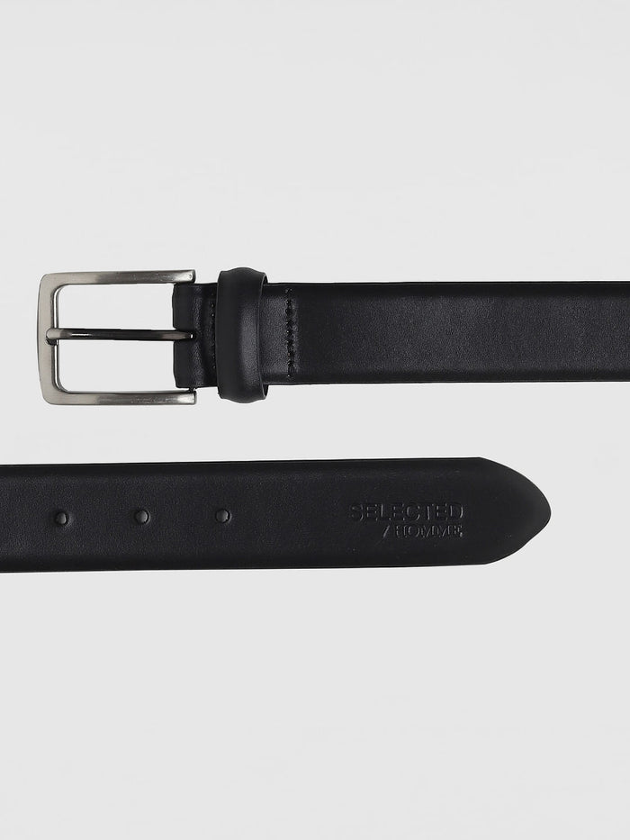Black Leather Formal Belt