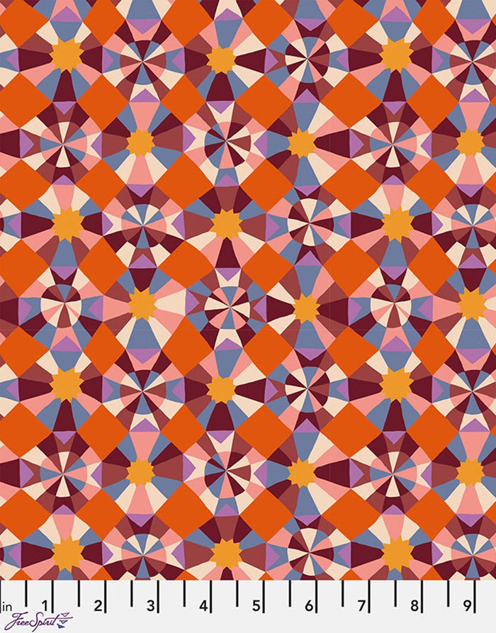Cambridge Circus Cotton Fabric, The City of Dreams by Monika Forsberg
