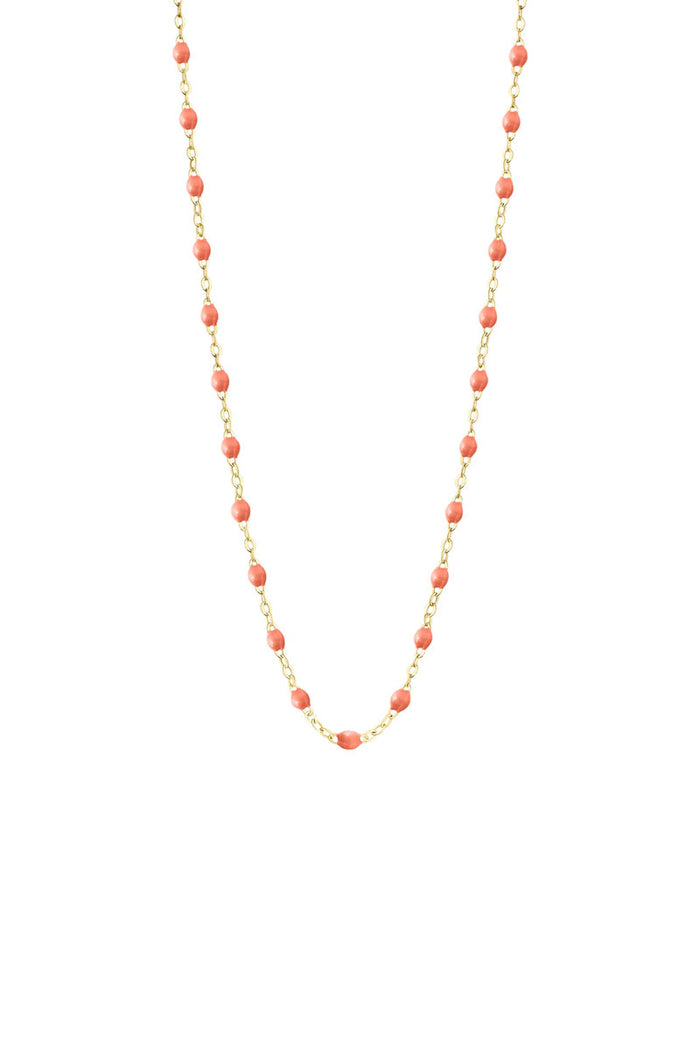 Classic Gigi Necklace - Saumon 18k Yellow Gold