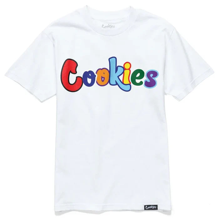 White Cookies Battalion T-Shirt with bold graphic design, casual fit, and soft cotton fabric.