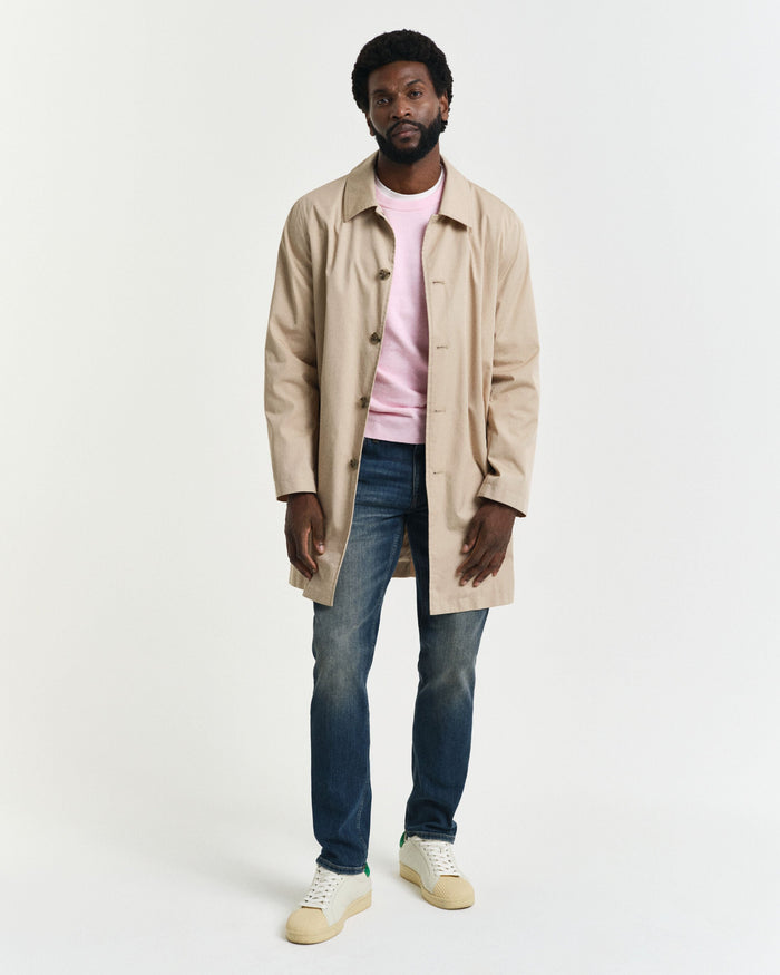 Crew Neck Sweater in Light Pink