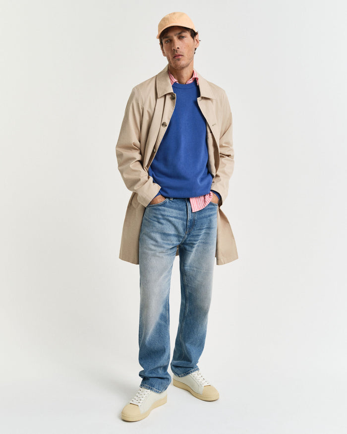 Crew Neck Sweater in Rich Blue