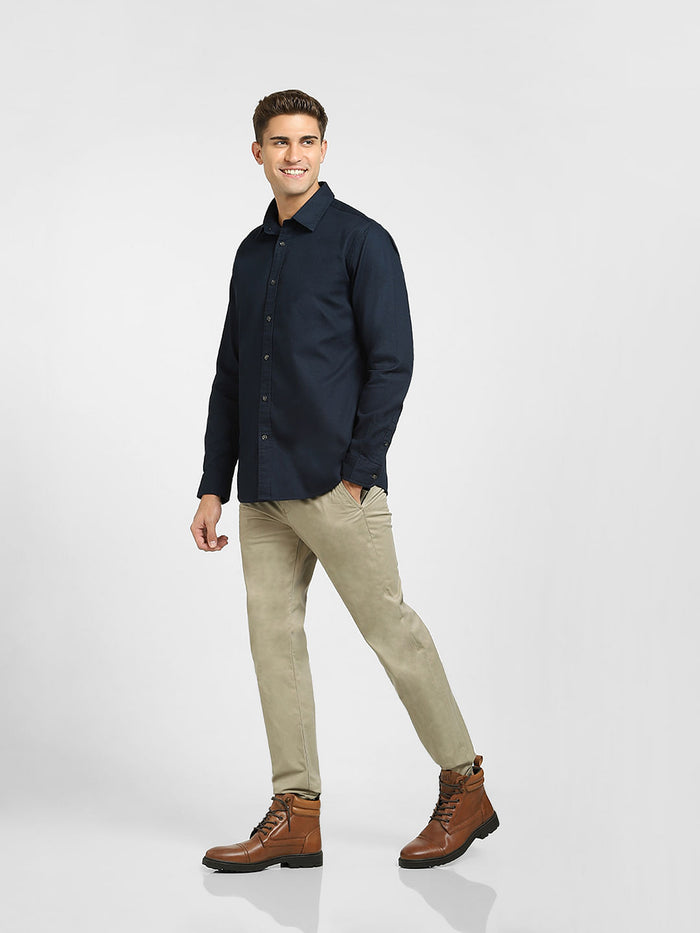 Dark Blue Full Sleeves Shirt