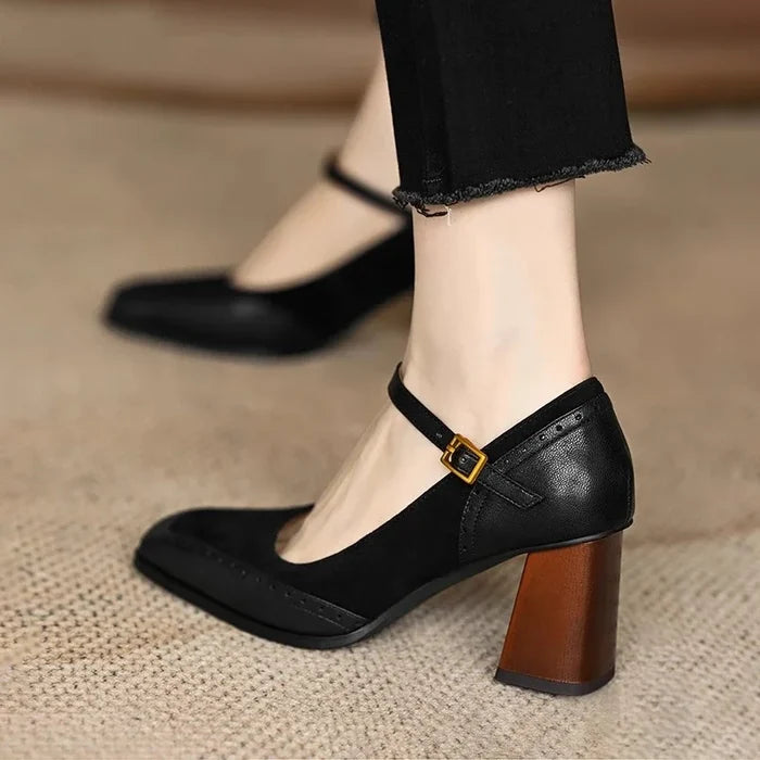 Ellie | Classic Vegan Leather Pumps