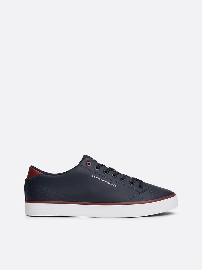 Essential Textured Stitch Trainers in Navy