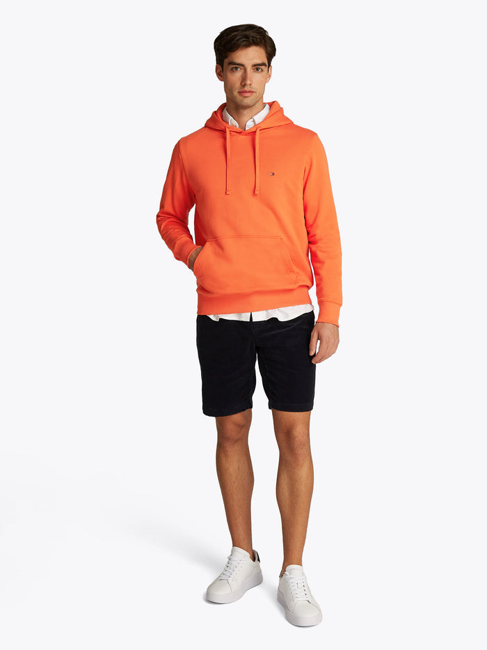 Flag Embroidery Hoody in Orange