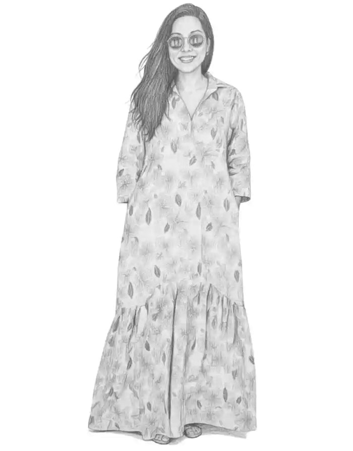 Gilda Dress Paper Sewing Pattern, Ciao Patterns