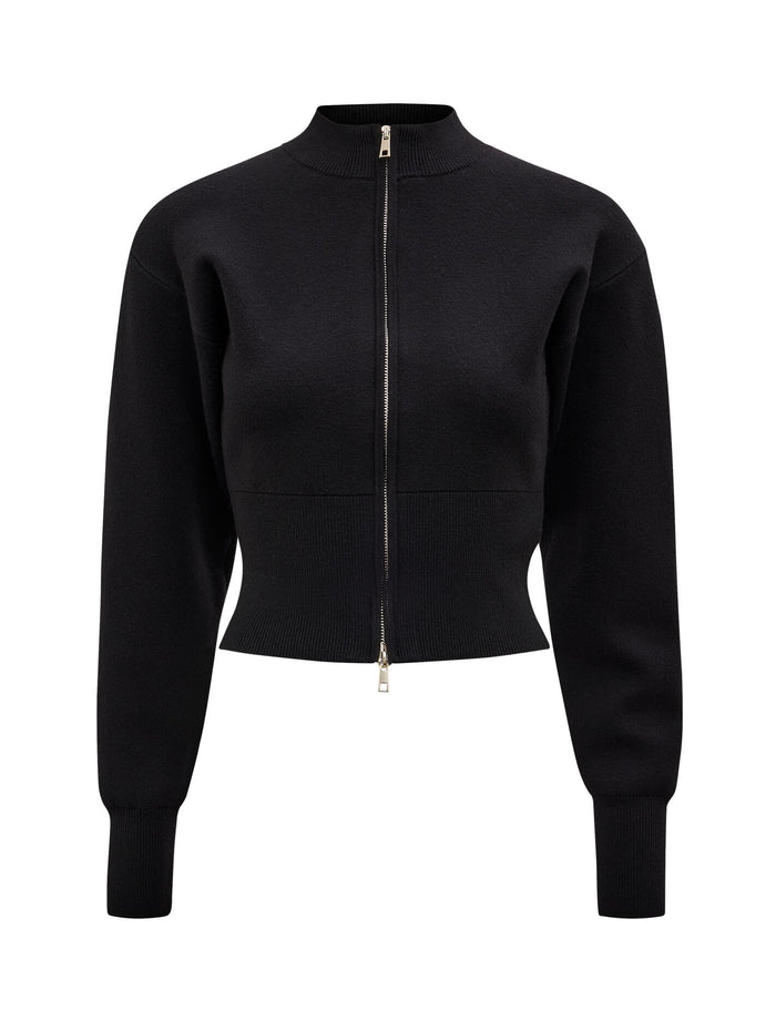 Hanna Zip Knit Jacket Forever New