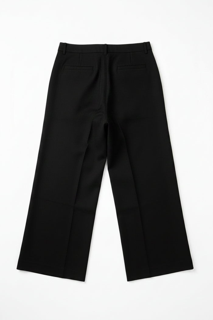 Hans Plain Pant — trousers in black | CRUX
