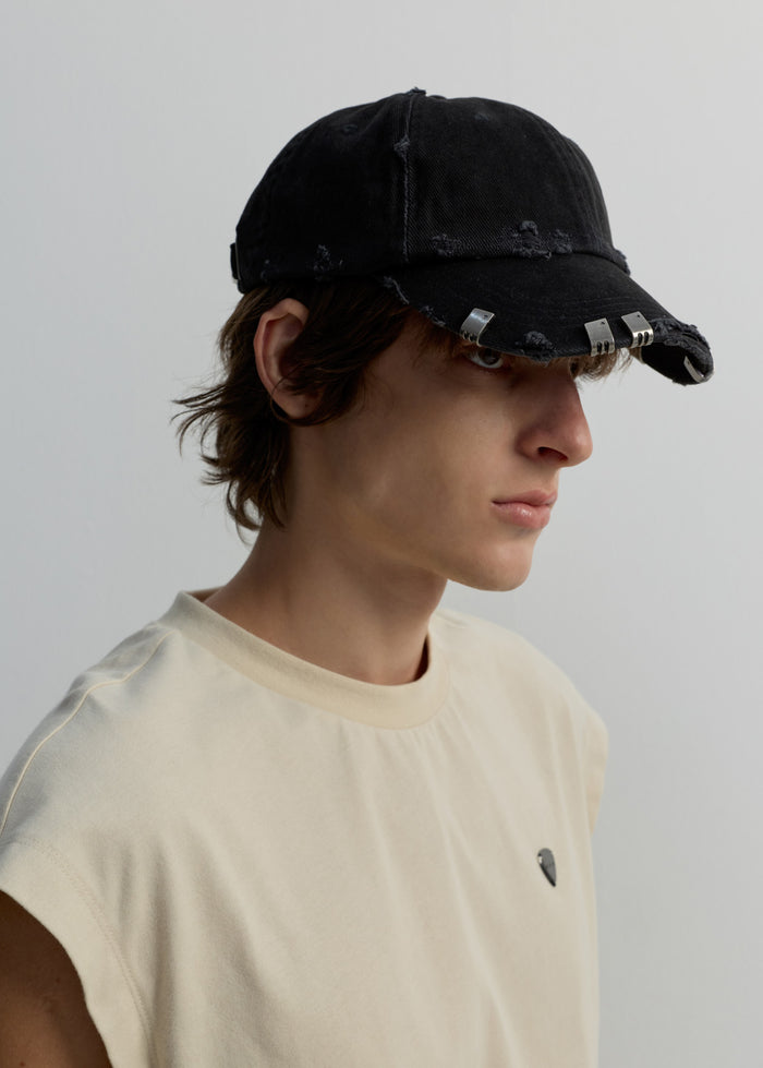 HARDWARE DISTRESSED CAP