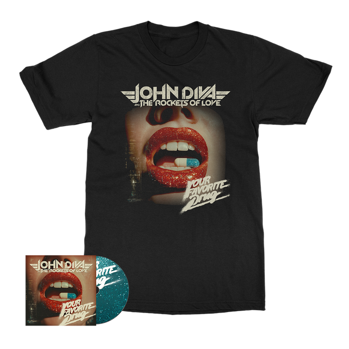 John Diva & The Rockets of Love - CD Merch Bundle