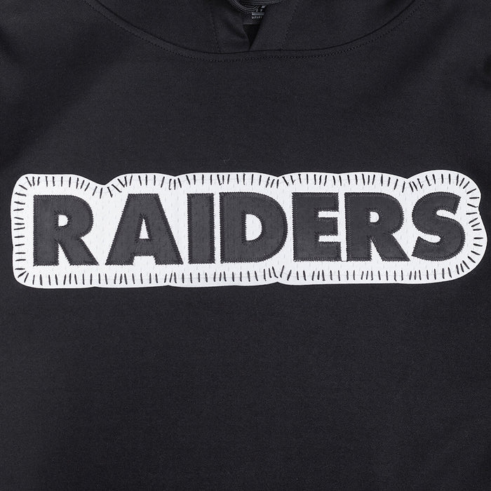 Black Las Vegas Raiders DIY Pick Stitch hoodie by Pro Standard, featuring detailed stitching and team logo design.