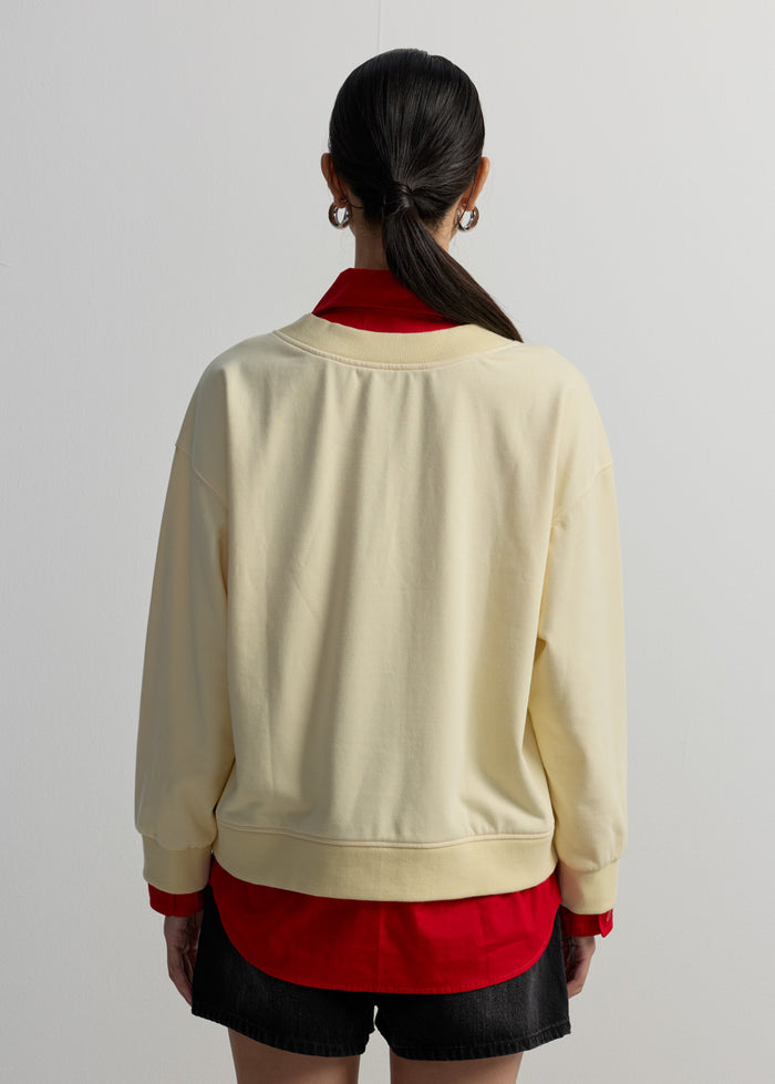 LAYERED OVERSIZED POLO SHIRT