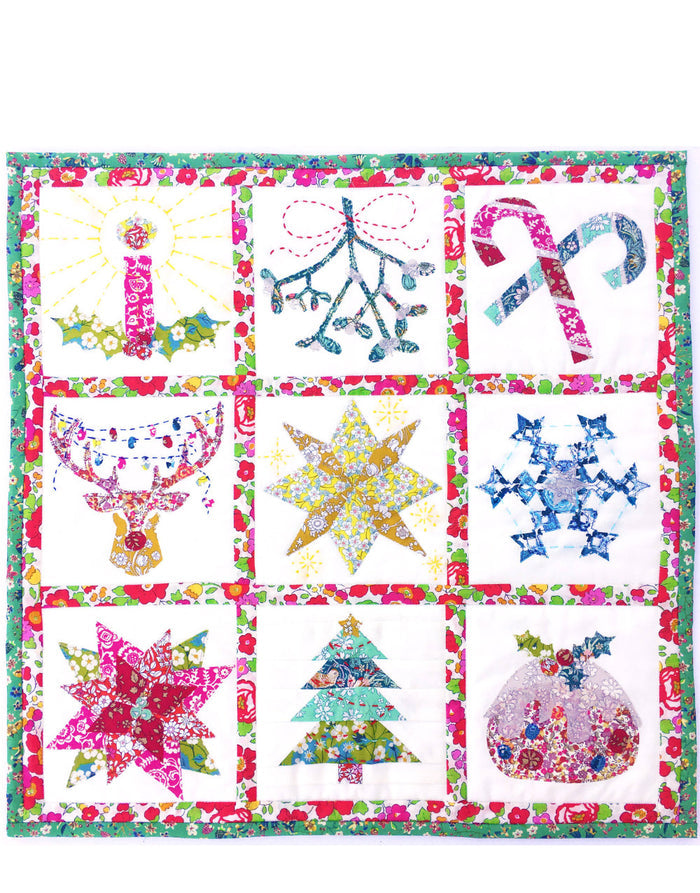 Liberty Tana Lawn® Fabric Midwinter Mini Sampler Quilt Kit, Alice Caroline