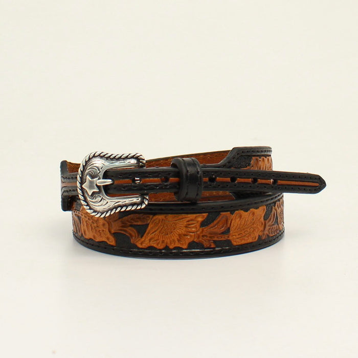 M&F HB 7/8" Tan Embossed Hat Band