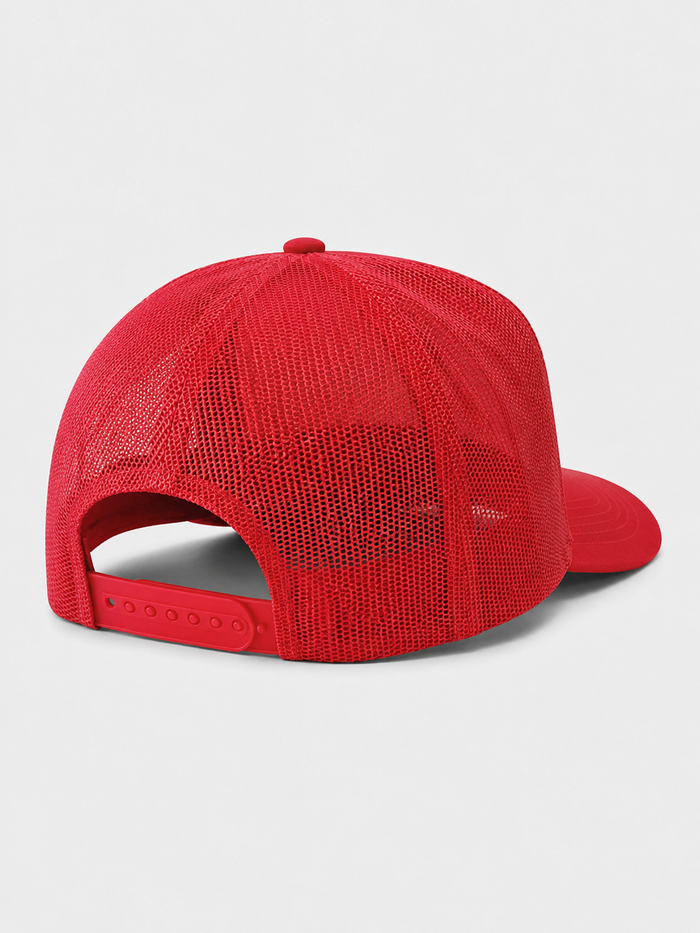 MUKA 'FAFO' Trucker Hat in Red