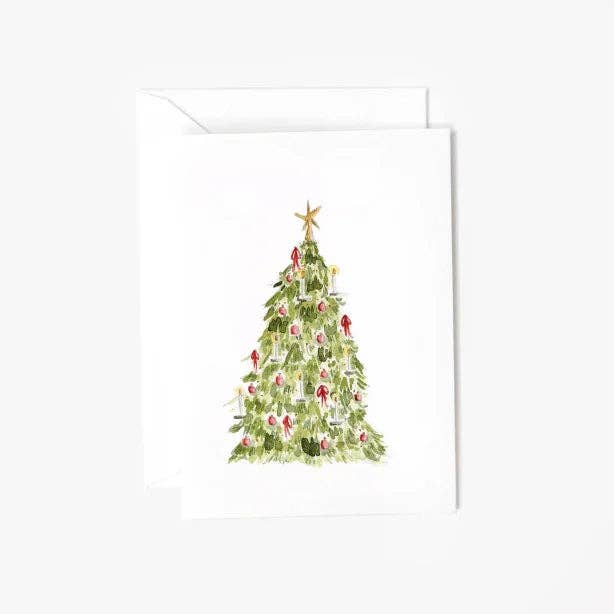 Nutcracker tree mini enclosure notecard