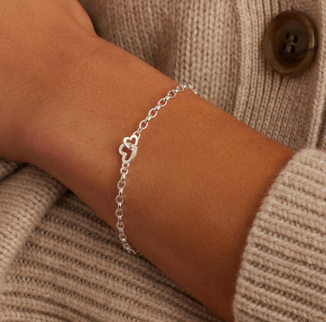 Parker Heart Mini Bracelet - Silver