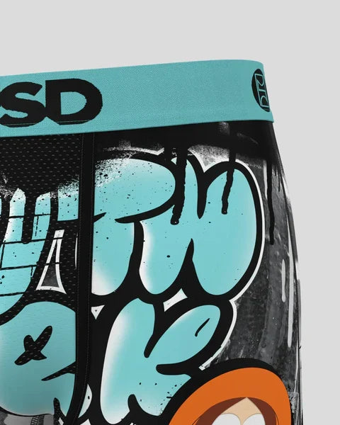 PSD Underwear Southpark Streets boxers in multi-color with bold graphic print, casual men's accessories.