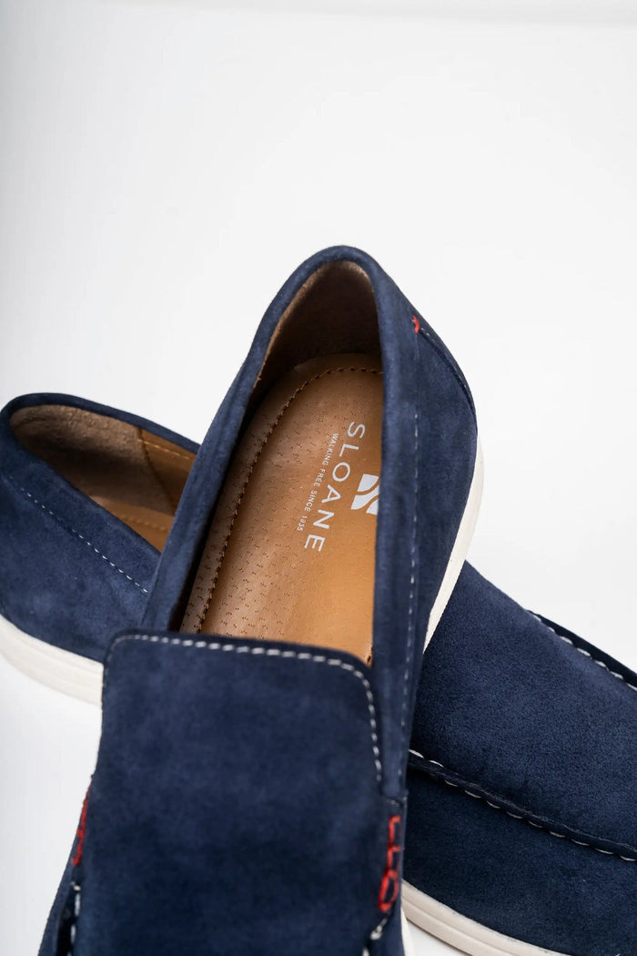 Rocca Suede Loafer in Blue