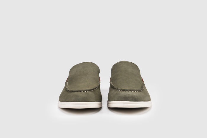 Rocca Suede Loafer in Khaki