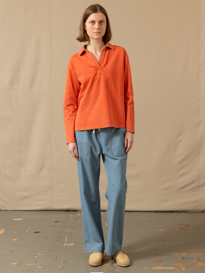 Salt Washed Inlet in Burnt Orange