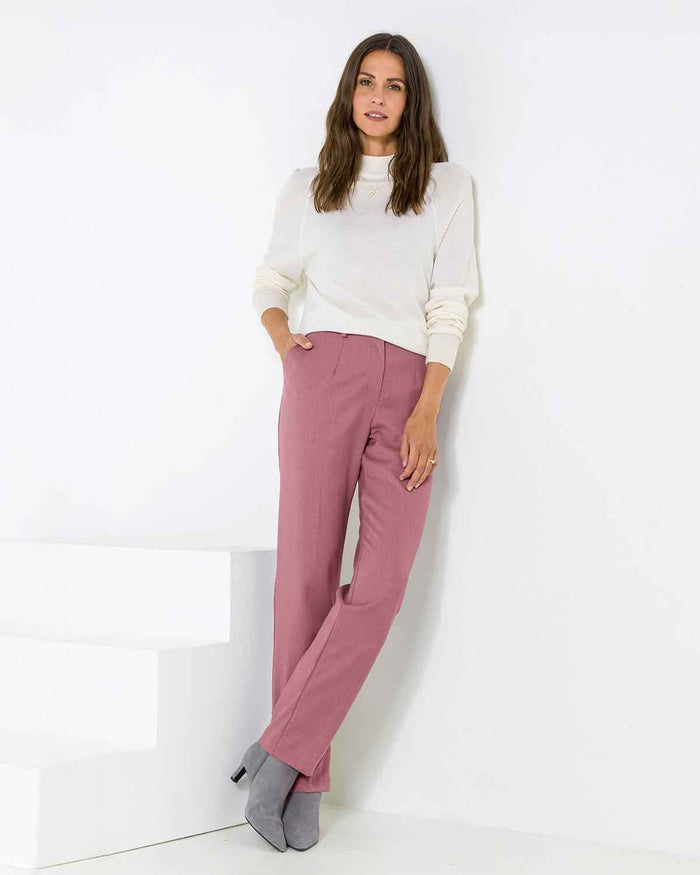 Sandown Trousers Ladies - Dusky Rose - The Classic Boutique