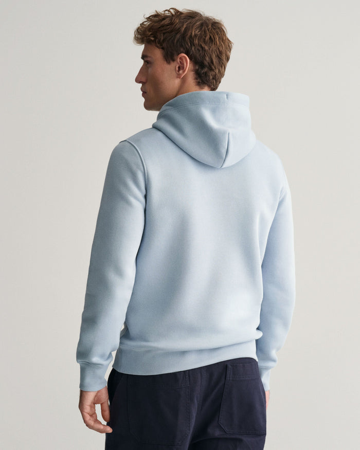 Shield Hoodie in Dove Blue