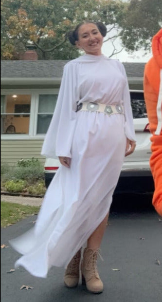 Space Rebel Princess Inspired Cosplay Costume Robe in Velvet with Belt