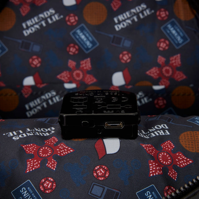 Stranger things light up mini loungefly backpack