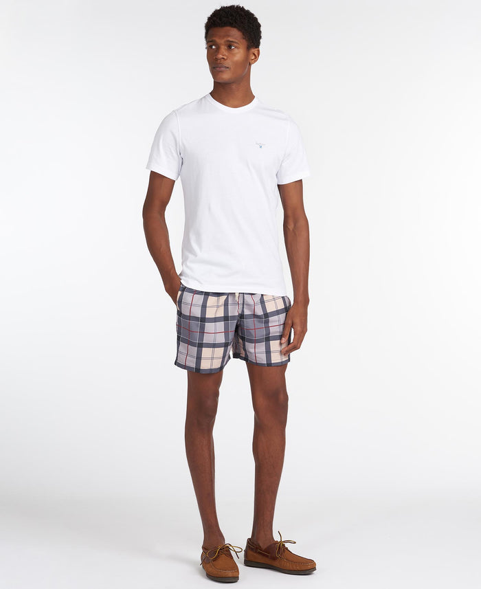 Tartan Sports Tee in White
