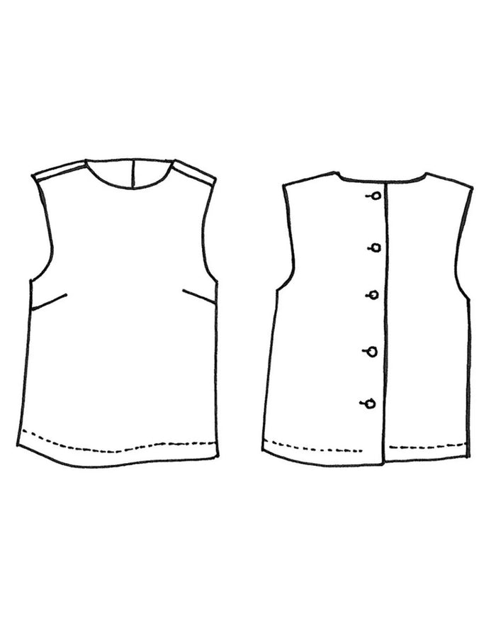 Tavi Top Sewing Pattern, Tessuti
