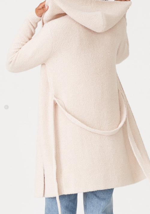 Teddi Fuzzy Belted Cardigan