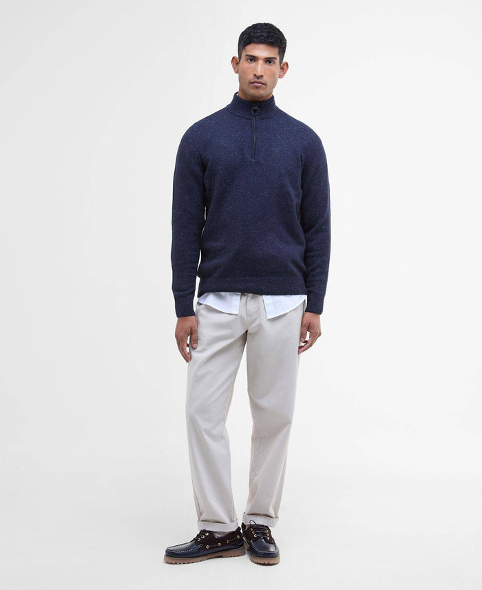 Tisbury Half-Zip Jumper in Navy