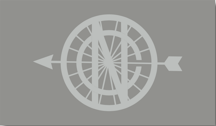 Wagon Wheel Beach Towel - Grey