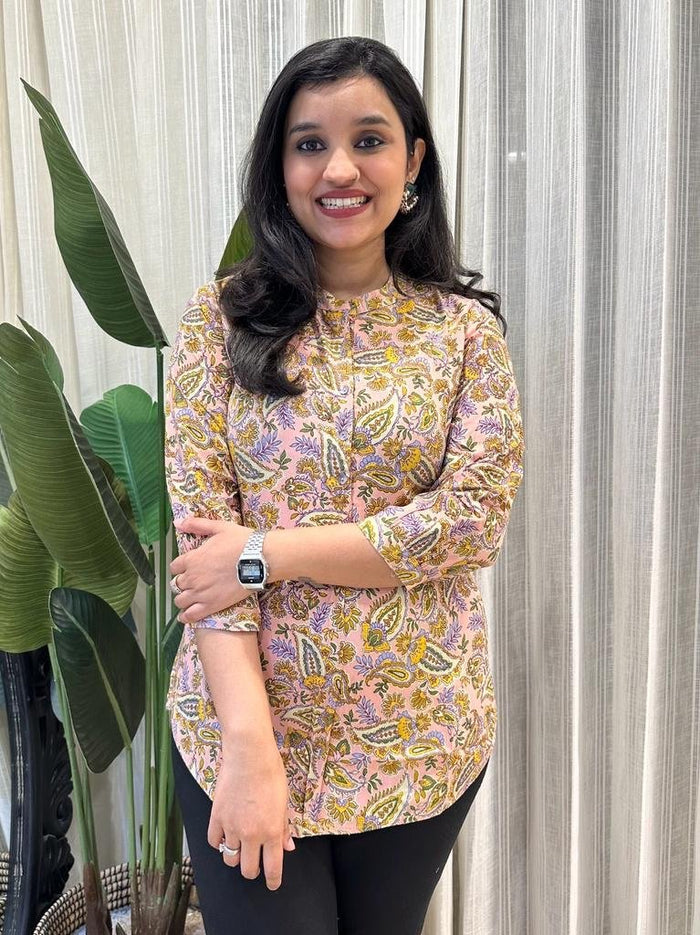Weekend Rayon Short Kurta- Pastel Mix