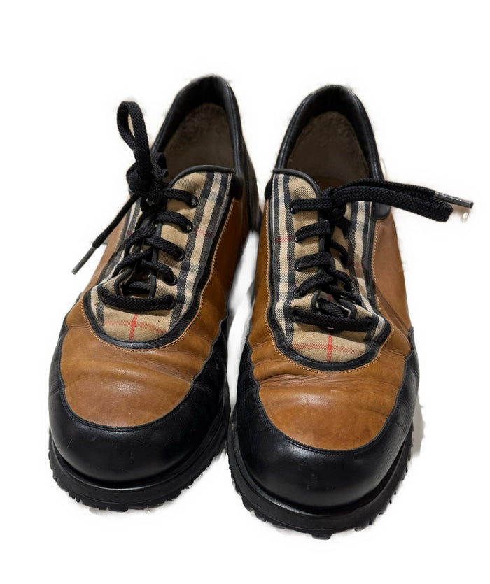 Women's Burberry Brown Leather Golf Shoes - Size 8 MSP$580