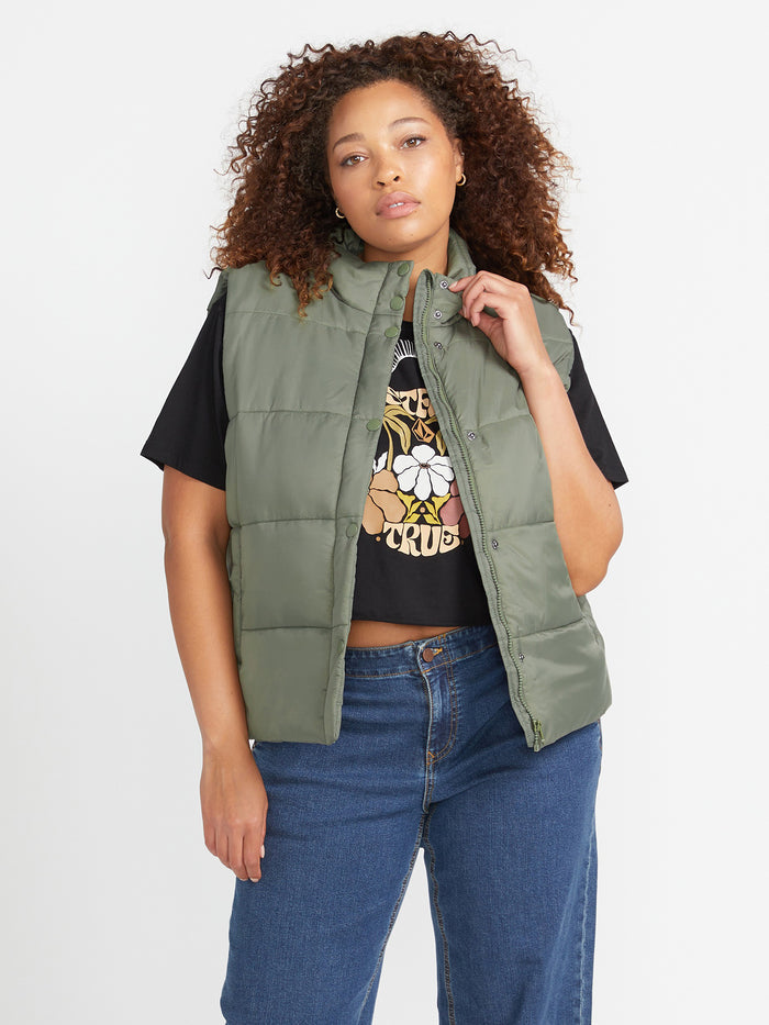 Womens Puff It Vest