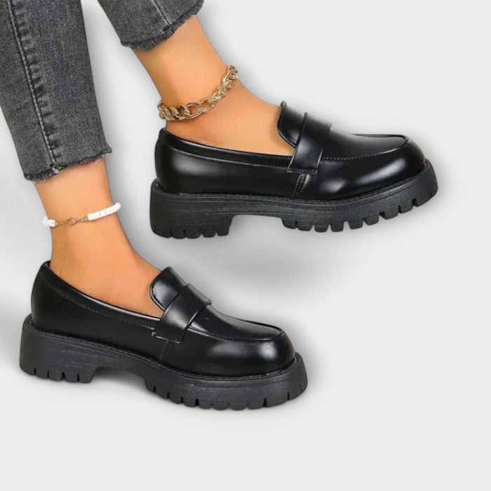 Zelvana – Women's Comfort Moccasins with Satin Wedges