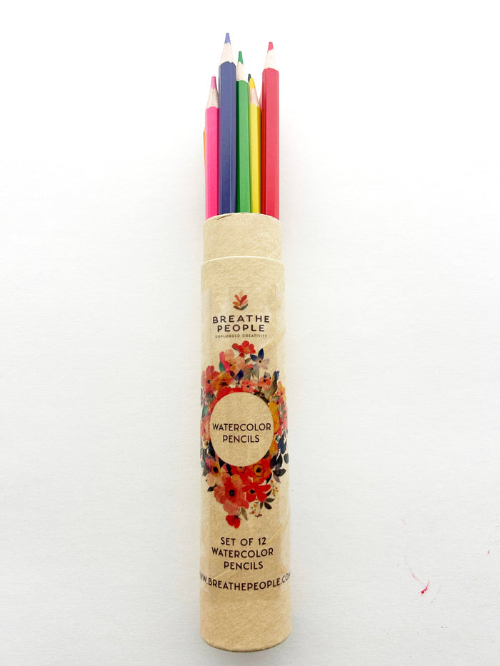 12-Color Watercolor Pencil Set