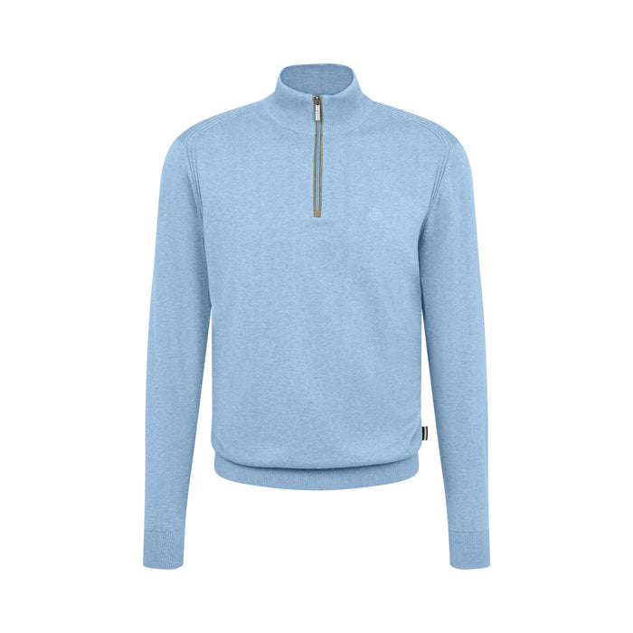 1/4 Soft Knit Sweater in Sky