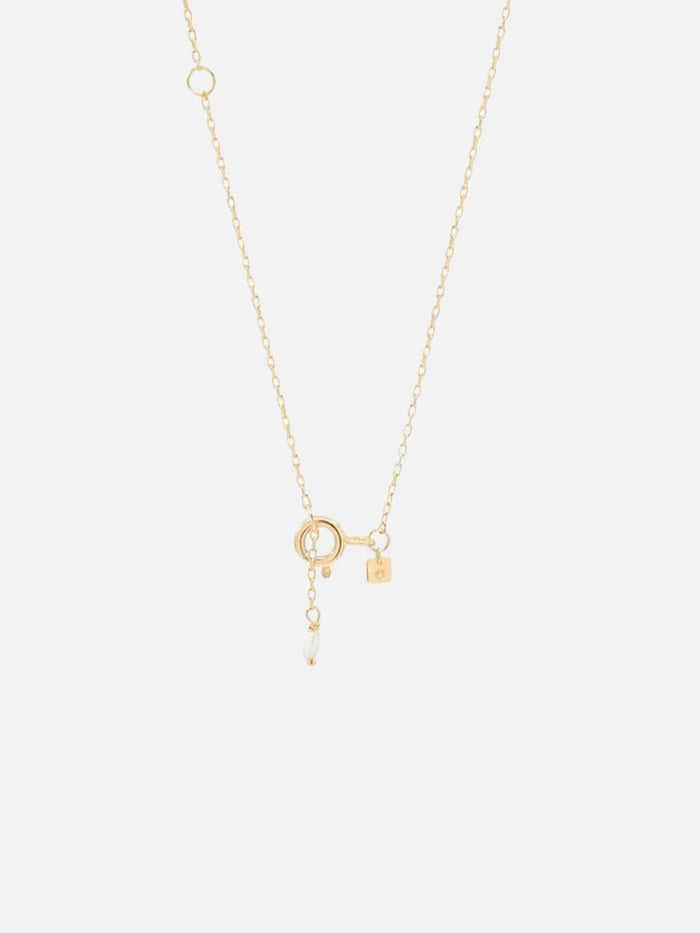 By Charlotte | 14kt Gold Love Letter Necklace | Perlu
