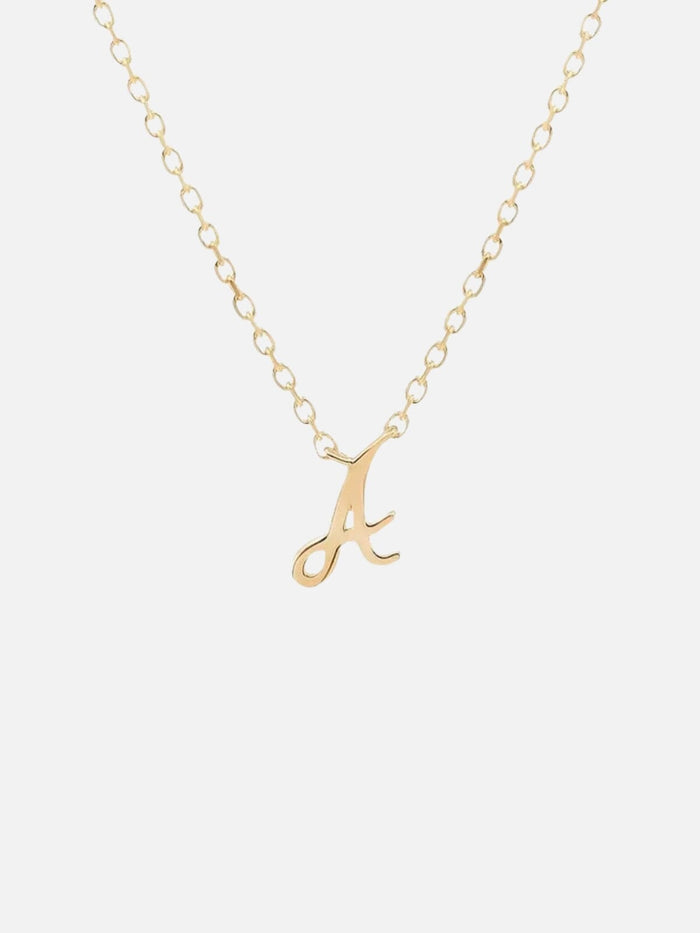 14K Gold Love Letter Necklace Necklaces By Charlotte