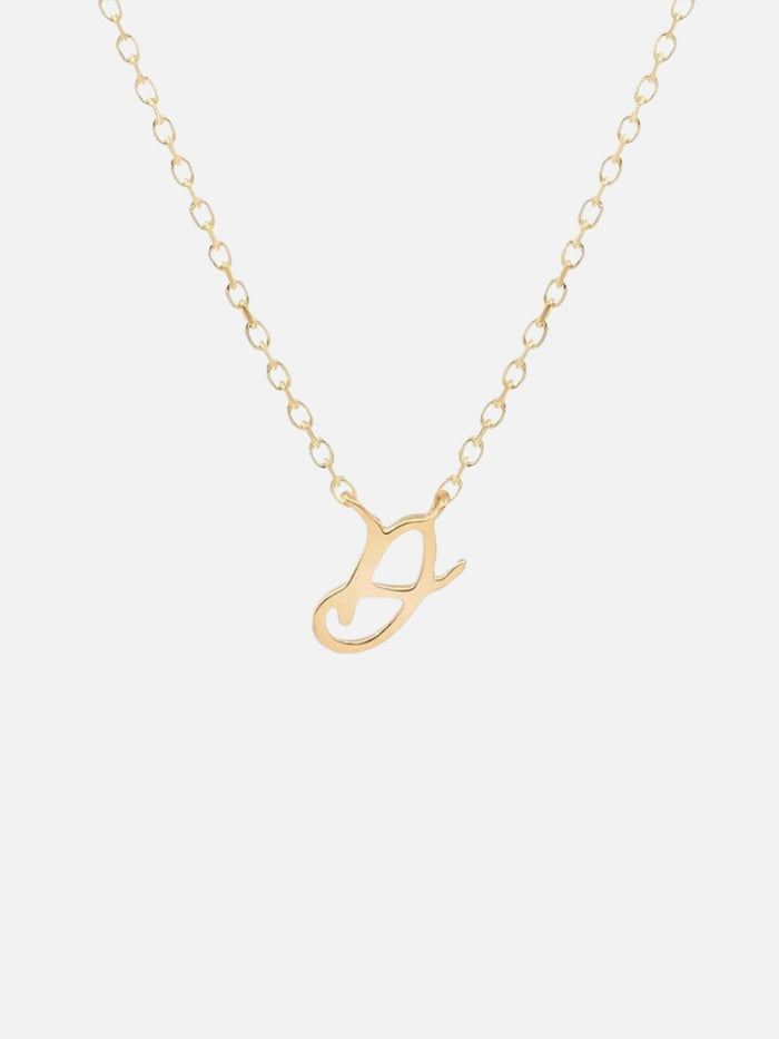 14K Gold Love Letter Necklace Necklaces By Charlotte