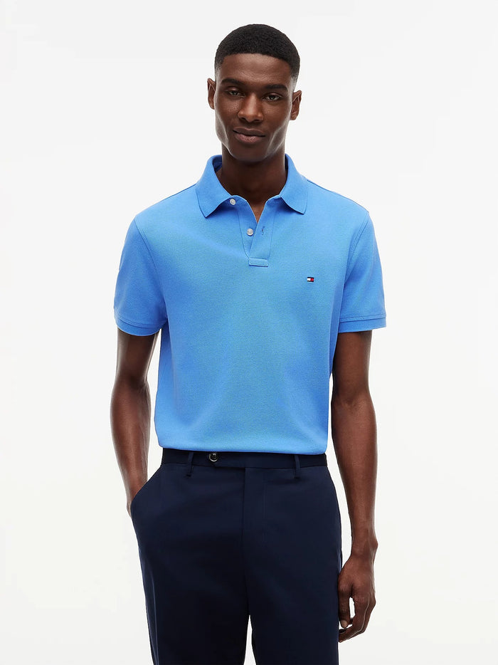1985 Pique Polo in Blue Spell